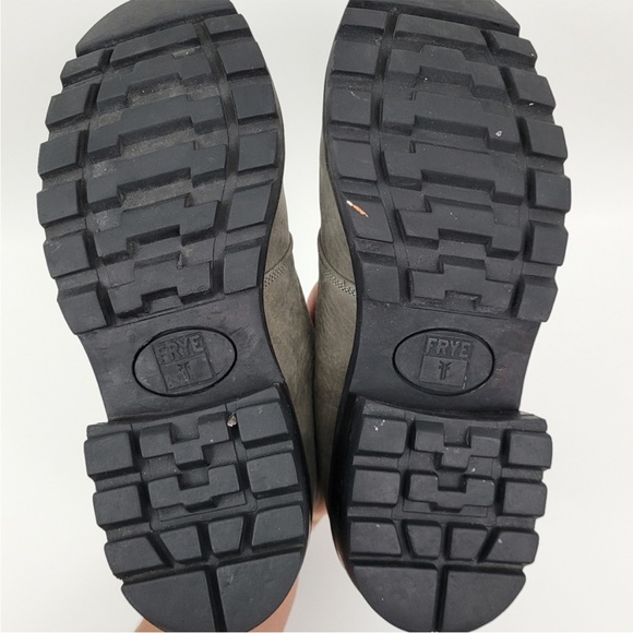 Vintage Frye Chunky Chukka Mens 9.5 Grey Leather - Picture 8 of 11